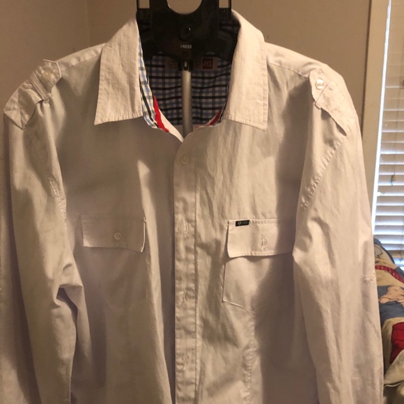 Mens 2xl Sovereignty Code White with plaid accents - Picture 9 of 10